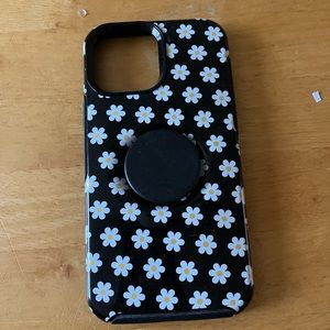 Otter box case with pop socket built in for iPhone 12 Pro Max